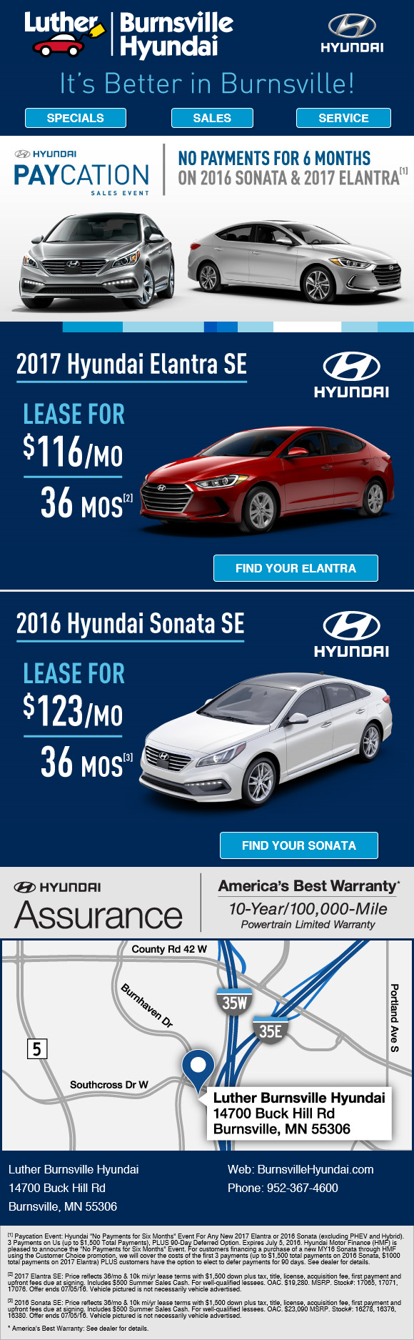Luther Burnsville Hyundai Email
