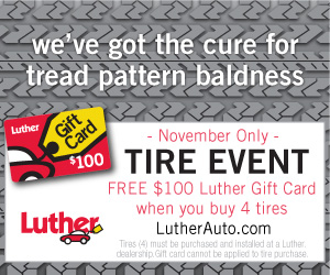 Luther Auto Tire Event banner design by thealphastate