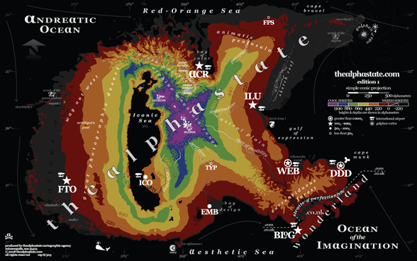 Map of thealphastate