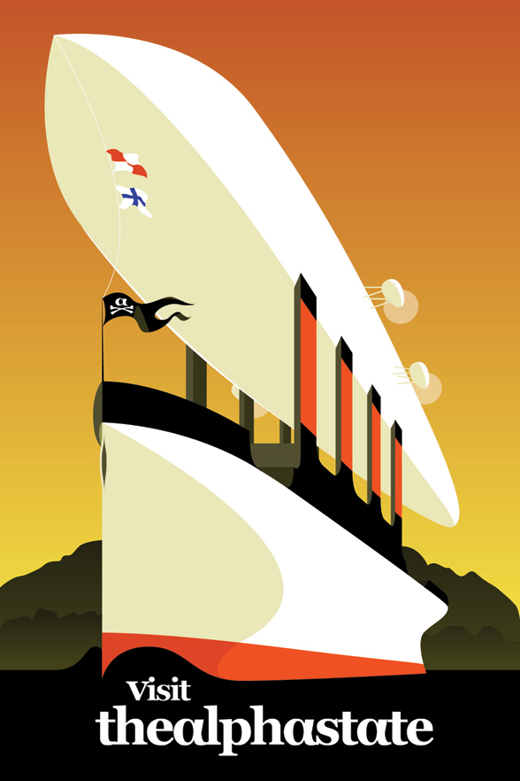 Travel poster by thealphastate